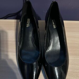 Michael Kors Glossy Black Kitten Heels